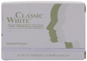CLASSIC WHITE (LUXURY) BEAUTY SOAP FOR WHITENING SKIN AND FAIRER COMPLEXION 3PCS