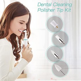 Low-Speed Dental Contra Angle Polishing Bur 10 Pcs Professional Tooth Stain Remover Tips Set for Dental Care