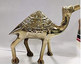 Shubh Sanket Vastu Brass Camel 6 inches
