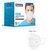 Reelom KN95 Face Mask 5 Ply White Color Without Filter Pack of 20 Pcs. Made in India