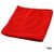 4-Piece Microfiber Towel Cloth Set Car And Bike Cleaning Household Dusting, Scratch Free Cleaning - Red-Color, 40X40Cm