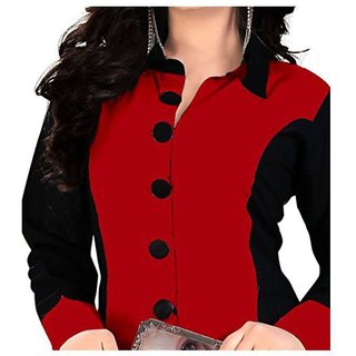 plain a line kurti