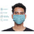 DOUBLE R BAGS Unisex Washable  Reusable 2 Ply Anti Pollution Cotton Mask With Elastic Ear Band - Pack Of 5 (Multi-Color