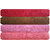 Akin Premium Multicolor 500 GSM Cotton Bath Towels Set Of 4