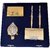 JEWEL FUEL 24K Gold Playing Card, 2 Gold Plated Pen, Fengshui Tortoise, Gold Plated Visiting Card Holder Gift Set