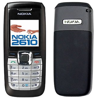 Refurbished Nokia 2610 Mobile Phone Black