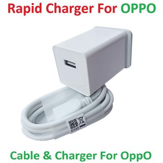 Oppo Hi Speed Mobile Charger for Oppo F1s/ F3/ F1Plus/ F9/ F5/ Youth/ F7/ A83/ A37f/ A37/ A71/ A57/ A1 (White)