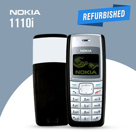(Refurbished) Nokia 1110i  Assorted (Single Sim, 1.2 inches Display) - Excellent Condition, Like New