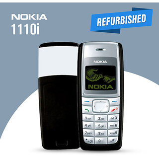 (Refurbished) Nokia 1110i  Assorted (Single Sim, 1.2 inches Display) - Excellent Condition, Like New