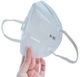 N95 Anti Pollution Mask With Adjustable Noseclip & Elastic Ear Design Corona Virus Protection Mask.