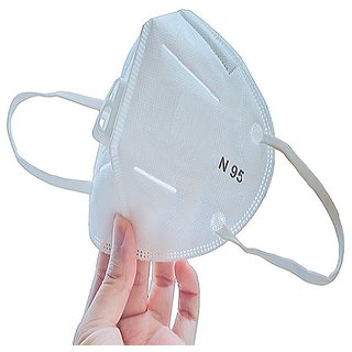 N95 Anti Pollution Mask With Adjustable Noseclip & Elastic Ear Design Corona Virus Protection Mask.   