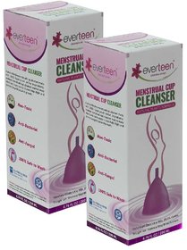 everteen Menstrual Cup Cleanser With Plants Based Formula for Women- 2 Packs (200ml Each)
