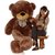 Truelover 5 Feet BIG Stuffed Spongy Teddy Bear Cuddles Soft Toy For Girls 152 Cm - Brown