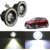 After cars 2Pc 3.5Inch Car Fog Lamp Angel Eye DRL Led Light for Hyundai i20 Active with Free Gift Car Bluetooth