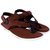 Way Beach Stylish Smart Sandals for Men (Dark Brown)