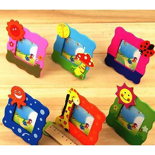 Buy Neo Rising Colorful Wooden, Small Photo Frame, Cute and Beautiful ...