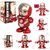Anvi Iron Man Dance Hero (Super Hero) Action Figure Robot Toy with Real Dance Moves with Music and Light Effects