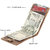theFitSquare Men Brown Original Leather RFID Money Clip 5 Card Slot 0 Note Compartment TFS-1021