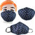 Jisha Cotton Breathable 7 Layer Kids Mask Set of 3
