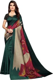 Svb Sarees Multicolour Bhagalpuri silk saree with blouse piece