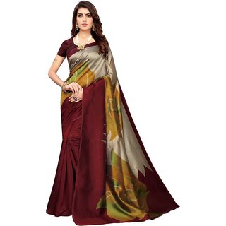                       SVB SAREE Multi Colour Mysore Silk saree With Blouse piece                                              