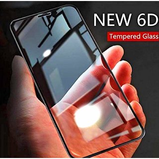                       Samsung Galaxy A50 Full Glue Tempered Glass Screen Guard By Generic Edge to Edge Screen Protection                                              