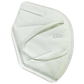                       KN95 Mask With Valve Anti Pollution Dust Ultra Comfortable Face Mask With Valve Reusable  Washable Mask (5 Pieces)                                              