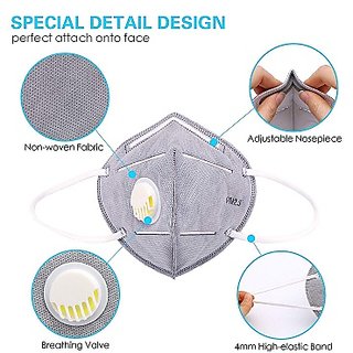 Hot Air Balloon Bear Face Mask Adult Pleated Dust Belarus