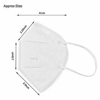 N95 Face Mask Respriator Anti Dust Breathable Protective Mask 5 Layer Protection Face Mask(Pack of 2) N95 Face Mask Respriator Anti Dust Breathable Protective Mask 5 Layer Protection Face Mask(Pack of 2)