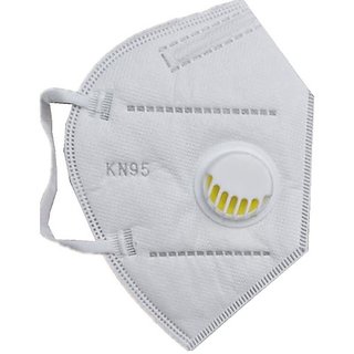                       3 Pieces KN95 Anti Pollution Mask With Adjustable Noseclip  Elastic Ear Design Corona Protection Mask                                              