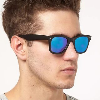 Adam Jones Men Blue Mercury Wayfarer UV Protected Sunglasses