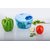 New Handy Plastic Chopper, Handy Vegetable Chopper, Quick Cutter for Kitchen with 3 Stainless Steel Blade