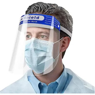 Reusable Safety Face Shield,Anti-fog Full Face Shield for Eye Head Protection with disposable mask combo