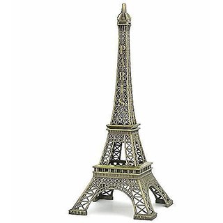                       INDSMART Eiffel Tower Statue for Gift, Home Decor Showpiece, Office Decor, Desk Decor, Car Decor 11 Inch                                              