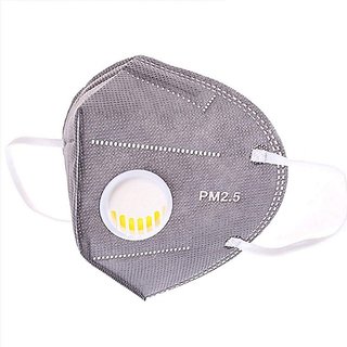 High Flitration Capicity 5 Layered Medical & Anti Pollution Face Mask With Breathing Valve And Cleaner(Pack Of 4) High Flitration Capicity 5 Layered Medical & Anti Pollution Face Mask With Breathing Valve And Cleaner(Pack Of 4)