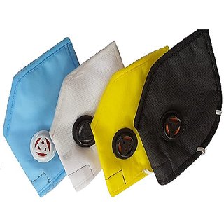                      Anti Pollution  Dust Protection Washable  reusable KN95 Mask(Pack of 4)Mask For Man  Women                                              