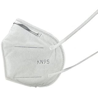                       Face Mask Anti Pollution /Bacterial/ Soft Material Mask N95 Mask With Valve Air Filtration Mask With Cleaner (Pack Of 5)                                                 