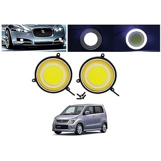 Buy After cars COB Car Fog LED DRL Lights with Turn Indicator Signal ...