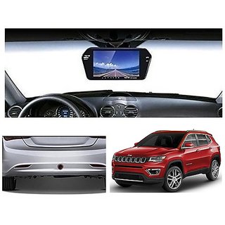 Buy After Cars Jeep Compass 7 Inch Full HD Bluetooth Back Mirror ...