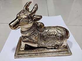 Shubh Sanket Vastu Brass Nandi Bull 6 inches