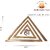 Shubh Sanket Vastu Copper Helix with Beejmantra 5 inches