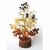 Shubh Sanket Vastu Crystal Tree 7 Chakra in 7 Colour 10 inches with Golden or Silver Wire