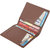 theFitSquare Men Brown Original Leather RFID Card Holder 16 Card Slot 2 Note Compartment TFS-1048