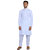 AD Fashion Cotton White color fabric kurta with white polyster fabric payjama stitched sets