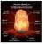 D4P Himalayan Crystal Salt Lamp for Positive Energy, Vastu, Harmony, Healing, Purification, Night Light ( Plug )