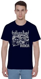 Printed Men 100 Cotton Round Neck T-shirt For Men  Gym T-shirt  Body Building T-shirt For Men  Biker T-shirt