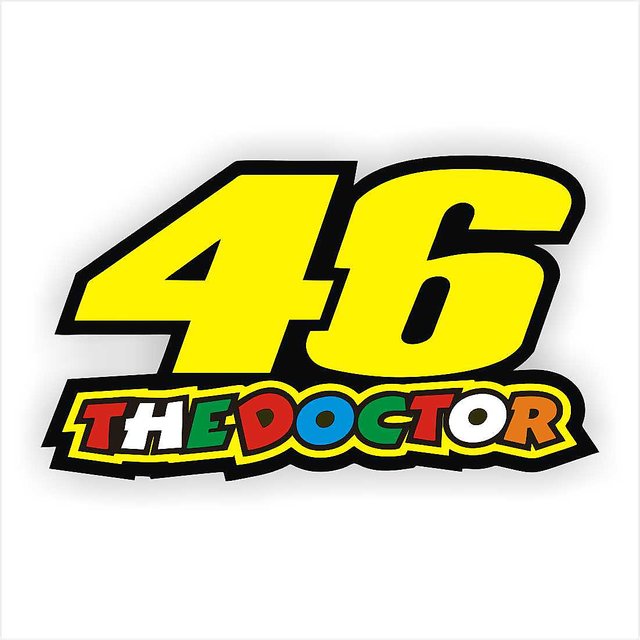 Buy GeeTee Designs 46 The Doctor Rossi Racing sticker Online