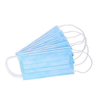                       Face mask anti dust protective face mask 2 ply medical surgical dust face mask ear loop ( pack of 15 )                                                 