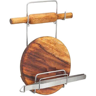 OC9 Chakla Belan Stand for kitchen (Stainless Steel)