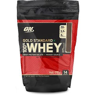 Optimum Nutrition Gold Standard 100 Whey, Double Rich Chocolate, 454 G